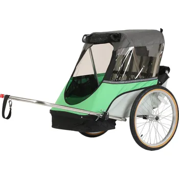 vozík za kolo Wike Junior zelený