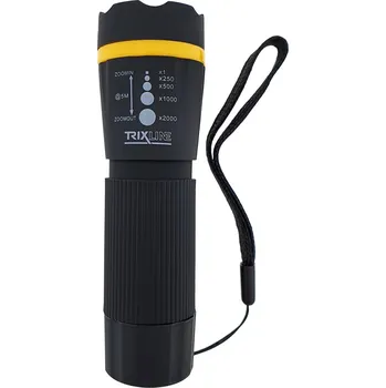 Svítilna BATERIE CENTRUM s.r.o. Ruční LED svítilna se zoomem TR 313R žlutá