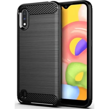 Kryt Forcell Carbon Case Samsung Galaxy A01 černý