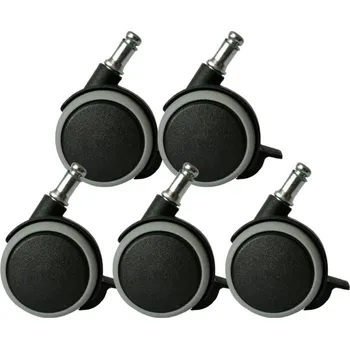 Kolečko čep 11mm s manuální brzdou - sada