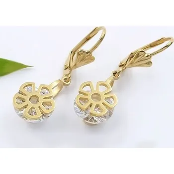 Náušnice Náušnice z chirurgické oceli, zirkon kamínky 20955