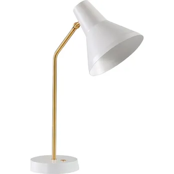 Lampička Innolux Stolní lampa Carin, bílá / mosaz