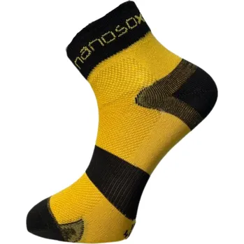 Pánské ponožky nanosox SPORT CYKLON ponožky .49-50 .černo-žlutá