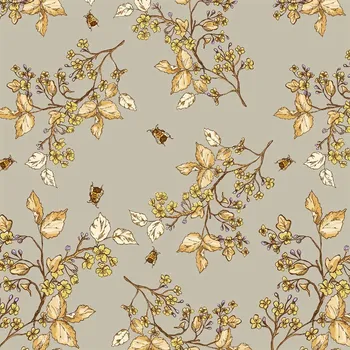 Stof 999-295 Tell the Bees vícebarevná bavlněná látka patchwork