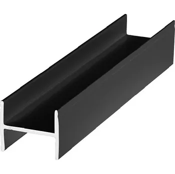 Nábytkové kování - ALUPROFIL profil H18 mm 3 m černý mat