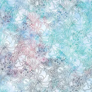 Hoffman 999-622 Květy Spring time romance digi bavlněná látka patchwork