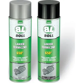 Barva ve spreji Boll 001018 TEPELNÝ LAK 650°C - stříbrný sprej - 500 ml