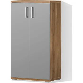 Botník Nabytekmorava Botník do předsíně PR 05 barva lamina: OŘECH LYON / ŠEDÁ