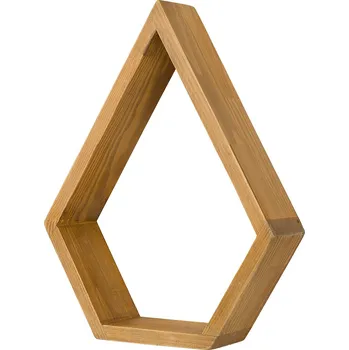 police Drewmax PK706 police masiv borovice rustikal (Voskovaný borovicový nábytek)