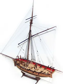 Plastikový model Caldercraft H.M. KR-29010 Sherbourne kutr 18. století 1:64