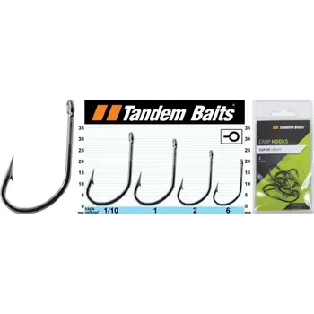Rybářský háček Rybářské háčky kaprové Super Heavy - Tandem Baits Varianta: velikost 2, 8ks