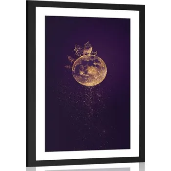 Plakát Dovido Plakát s paspartou planeta vlka