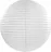 PartyDeco Lampion kulatý bílý, 20 cm