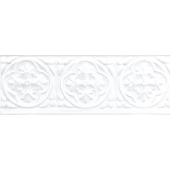 Obklad Sapho Obklad Adex STUDIO Relieve Palm Beach Snow Cap 7,5x19,8 (ADP40)