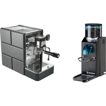 Kávovar Stone Espresso Pure + Rancilio Rocky Doserless, black