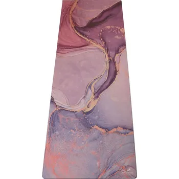 podložka na cvičení Designová podložka na jógu Purple Marbled , Velikost 1830 x 610 x 3,5