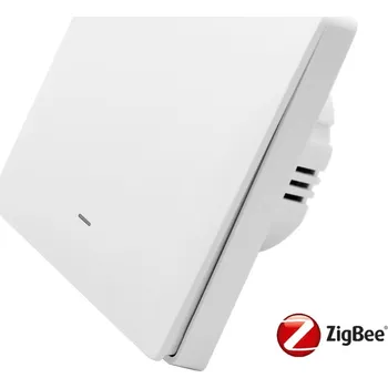 vypínač Tlačítkový ZigBee vypínač bez "nuly" - 1CH (Jednotlačítkový vypínač osvětlení ovládaný pomocí ZigBee)
