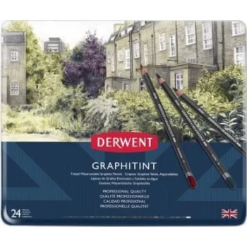 Derwent Graphitint - sada barevných grafitových tužek 24 ks