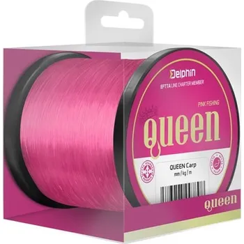 DELPHIN - Vlasec Queen Carp růžový 0,35 mm 9,1 kg 15000 m