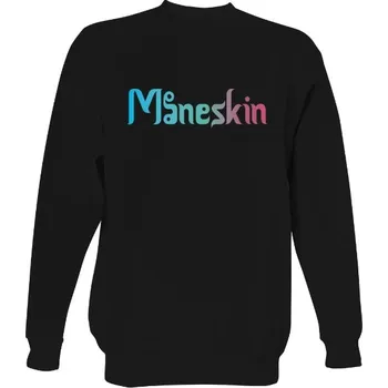 Pánská mikina Mikina bez kapuce Unisex s potiskem Maneskin - mikina pánské