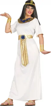 Karnevalový kostým Fiestas Guirca Dámský kostým Kleopatra bílý/zlatý