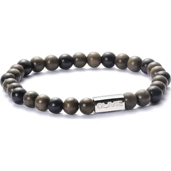 Prsten Olivie Korálkový náramek WOOD 6045 Ag 925; ≤5 g.