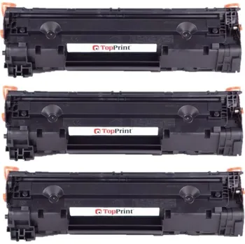 Topprint HP CB436A - kompatibilní multipack 3ks toner 36A,