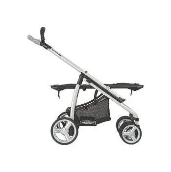 Kočárek BÉBÉCAR-PODVOZEK VECTOR DUO 2011 S PLASTOVÝMI KOLY Barva: bronzová/černá