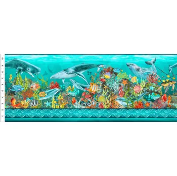 US In The Beginning 999-638 Calypso vícebarevná bavlněná látka patchwork