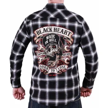 Pánská košile košile pánská BLACK HEART - VISITOR - BLACK