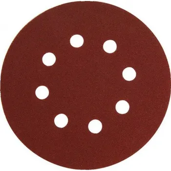 Brusný papír Papír brusný výsek, suchý zip, bal.10ks, 125mm