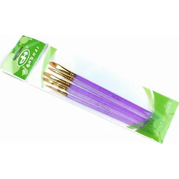 Umělecký štětec t_brush sada 5 ks plochý, syntetický