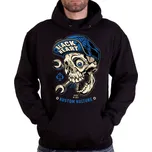 mikina s kapucí pánské - MECHANIC - BLACK HEART - 003-0058-BLK