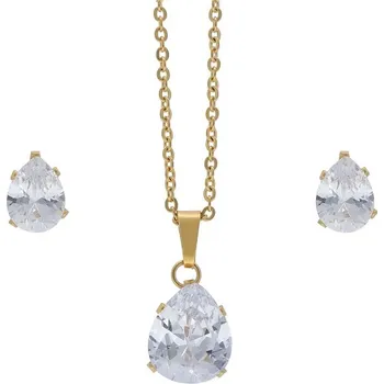 Souprava šperků Doria Set šperků z oceli zlatý K362