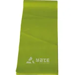 Cvičební pás YATE Fit Band 25 m x 15 cm tuhý, zelená