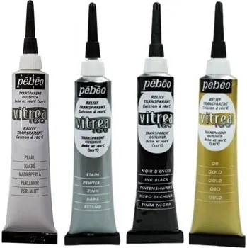 Speciální výtvarná barva Pébéo Kontury na sklo Vitrea 160