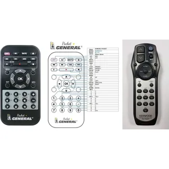 General KENWOOD RC-520,RC-505, RC520, RC-557 - náhradní dálkový ovladač