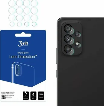 3mk Lens ochranné sklo kamery pro Samsung Galaxy A53 5G 4 ks
