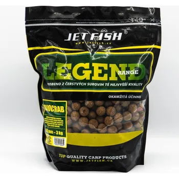 Boilies JetFish Jet Fish Legend Range boilie BIOCRAB 20mm 3kg