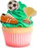Jedlá dekorace na dort Dekora Cukrové zdobení 8 ks fotbal