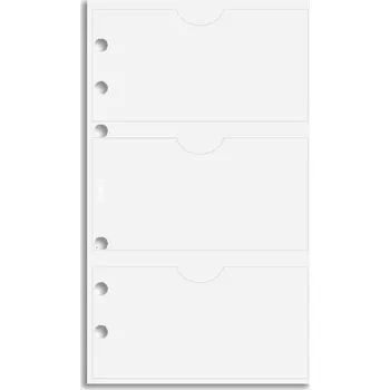 Diář Filofax pouzdro plastové na 6 vizitek A6