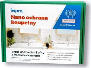 Čisticí prostředek do koupelny a kuchyně Impre Nano ochrana koupelny proti usazování špíny a vodního kamene 30 + 30 + 50 ml