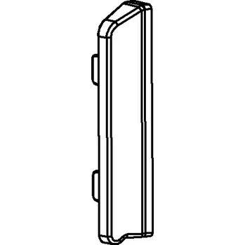 Žaluzie Kryt profilu - pravý, bílý