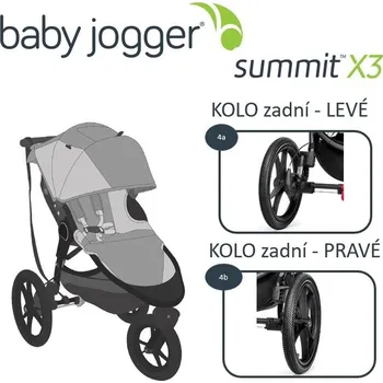 BabyJogger zadní kolo na kočárek SUMMIT X3 a City Elite 2