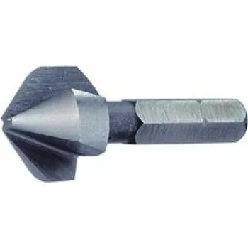 Vrták Kuželový záhlubník tříbřitý 90° - bit HSS 16,5 mm Bučovice Tools 744165