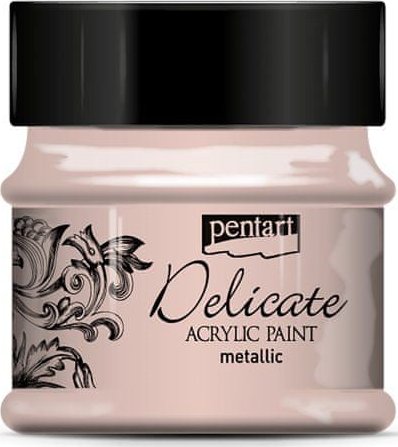 Pentart Delicate Metallic Acrylic Paint, 9 Color Options