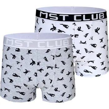 Pánské spodní prádlo UOMO Pánské bavlněné sexy boxerky mix barev ( 2ks v balení ) Barva: Mix barva 1, Velikost: M