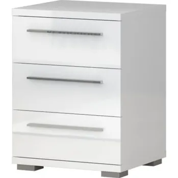 Noční stolek Vysoký noční stolek Tiana - bílá