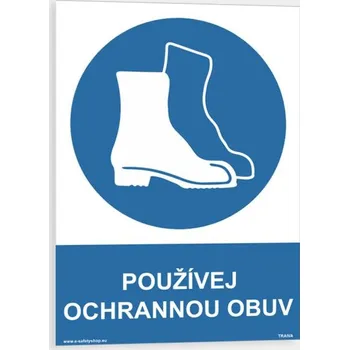 Kancelářské potřeby Používej ochrannou obuv Plast 210 x 297 mm (A4) tl. 0.5 mm - Kód: 01809