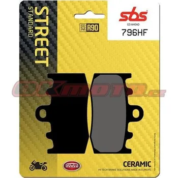 Brzdová destička Přední brzdové destičky SBS 796HF - BMW R 1200 RT, 1200ccm - 05-13